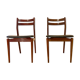 Pair of Scandinavian chairs 60s