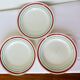 3 vintage porcelain dinner plates 220534