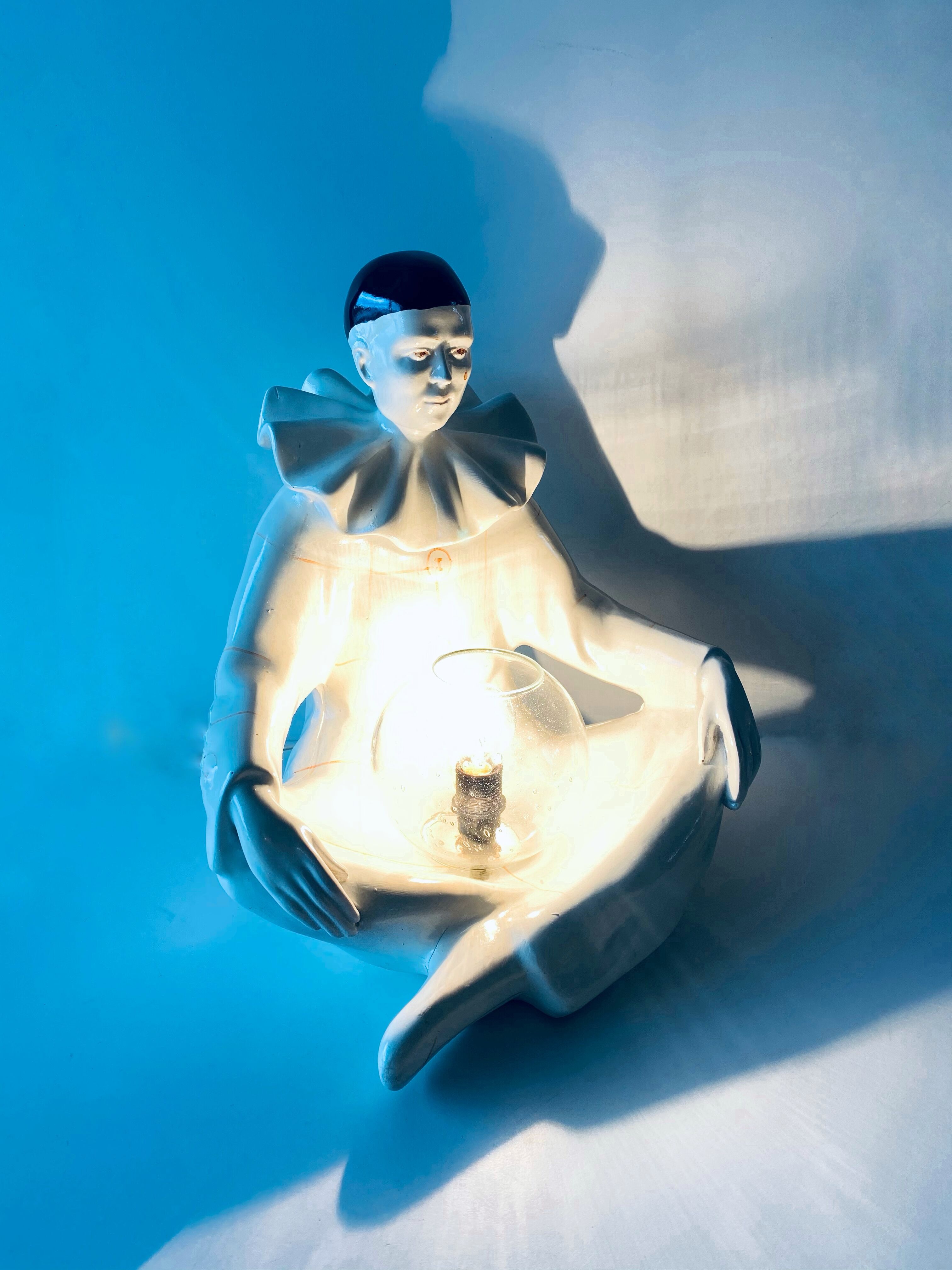 Vintage Pierrot Lamp