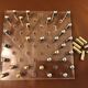 Jeu de dames laiton et inox