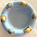 Longwy sky blue ashtray pocket emptier