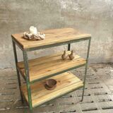 Industrial shelving unit coffeemachine table