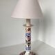 Paires de lampes en faïence fine de Gien décorée à la main