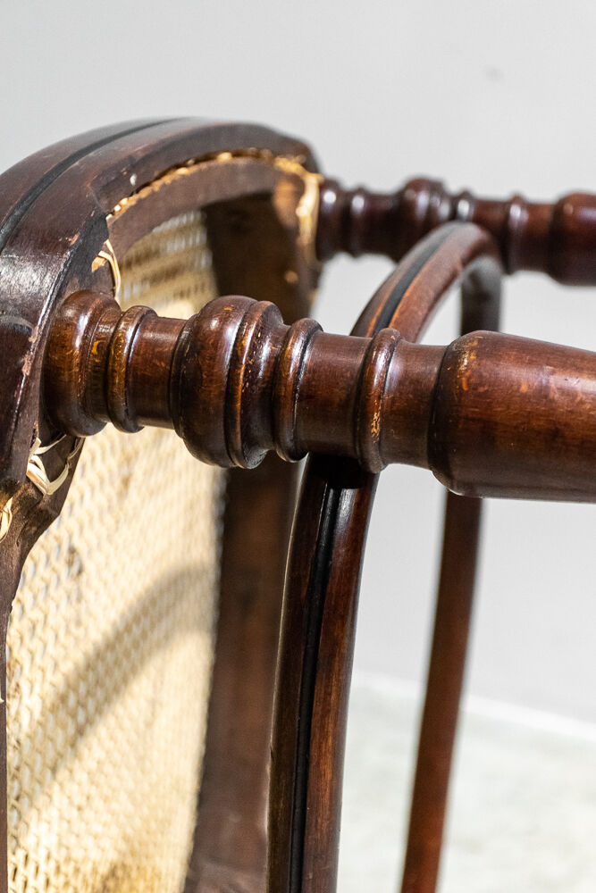 Ensemble d’un banc et trois chaises Jacob Josef Rohn Wien 1930
