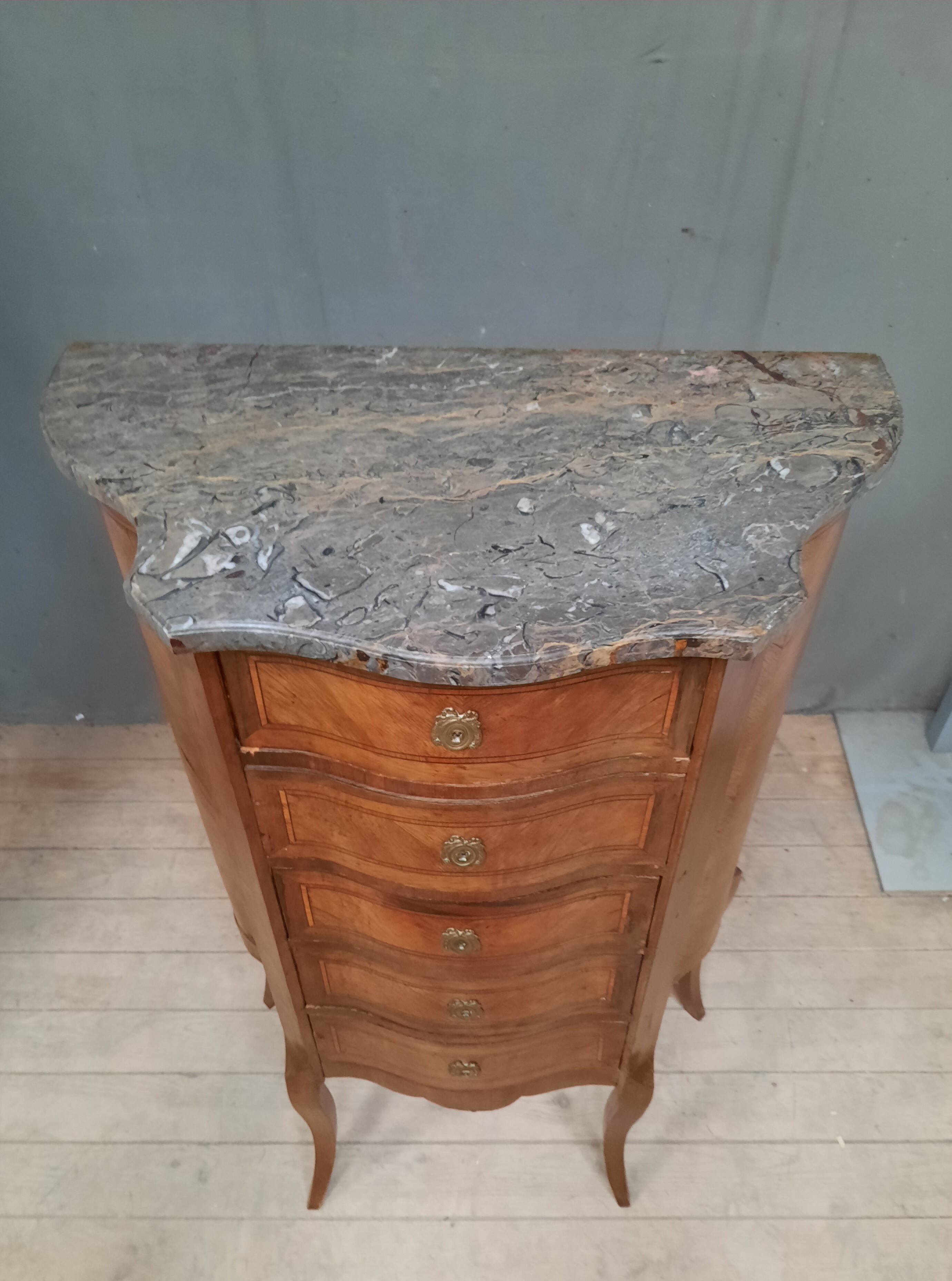 Chifonnier marquete style Louis XV