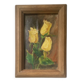 Oil and pine frame, England
