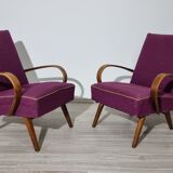 Vintage Armchairs by Jaroslav Smidek, 1960s, Set of 2