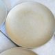 Set of 6 plates dessert sandstone village France