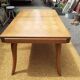 Table de salle à manger vintage 50/60 en chêne massif