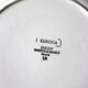 Round hollow plate Corsica Red Digoin Sarreguemines