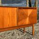 Enfilade en teck de Tom Robertson pour McIntosh années 1960, Collection Portes coulissantes Sunburst