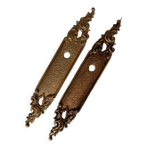 Brass handle and plates