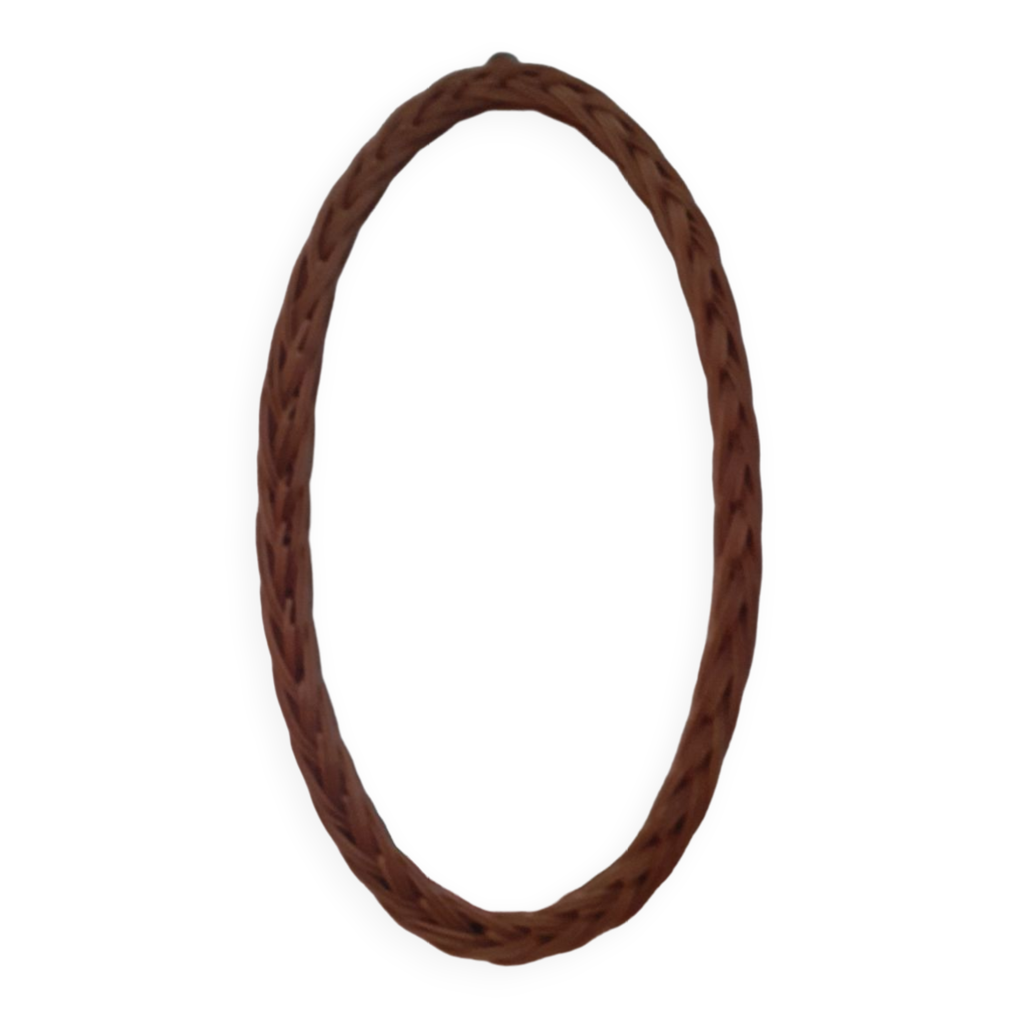 Oval wicker mirror 38 cm