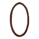 Oval wicker mirror 38 cm
