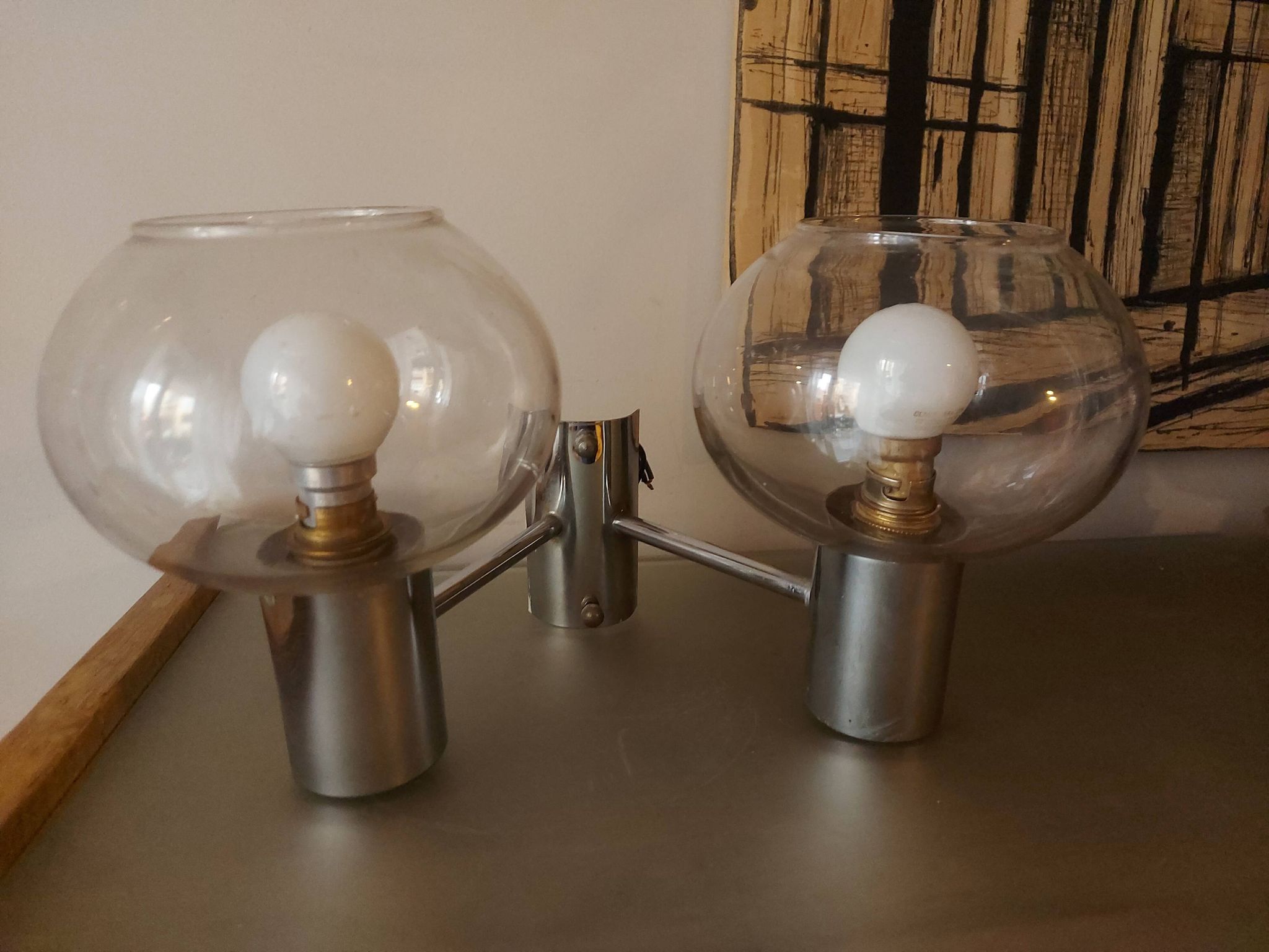 Sciolari vintage double wall light