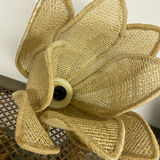 Rattan flower pendant lamp