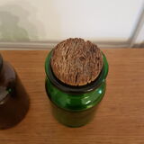 Set of two apothecary bottles