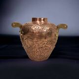 Important Art Nouveau copper jar circa 1900
