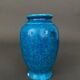 Cracked ceramic vase by Lachenal 1930 ovoid shape
