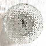 Round molded glass ceiling light ⌀ 19,5 cm