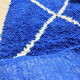 Berber Berber carpet beni ouarain blue diamonds 250 x 157 cm