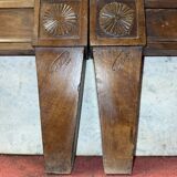 Bastel stamped bed from the Empire Consulate period in walnut circa 1800