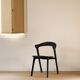 Black oak bok chair ethnicraft