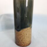 Signed sandstone roll vase