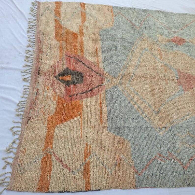 Vintage Moroccan Berber Boujaad rug, 150/250cm