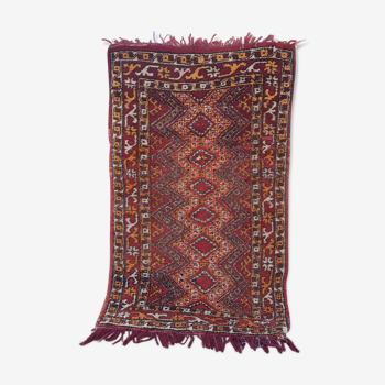 Handmade Moroccan vintage carpet