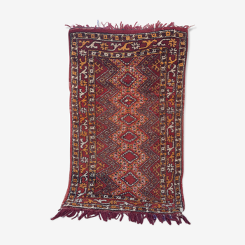 Tapis vintage  marocain fait a main