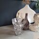 Giraffe vase in crystal