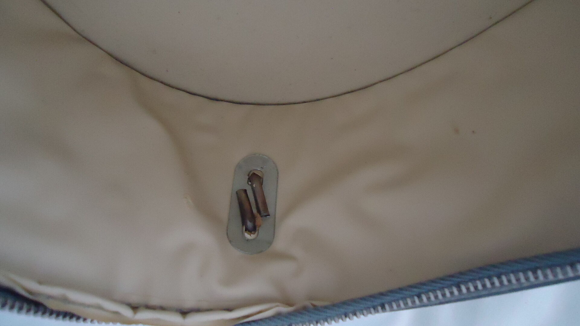 vintage with zip -blue color | Selency