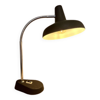 Vintage flexible black alunimor desk lamp 1950 1960