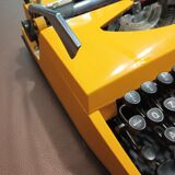 Adler Tippa Yellow Typewriter - Querty Keyboard - Works