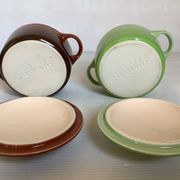 Four mini cocotte ramekins Le Creuset