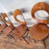 Series of 8 Baumann seagull chairs