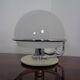 Italian glass and chromed steel table lamp, 1960s