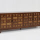 Vintage Spanish brutalist sideboard credenza