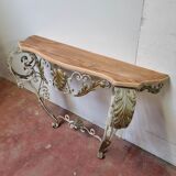 Wrought iron console