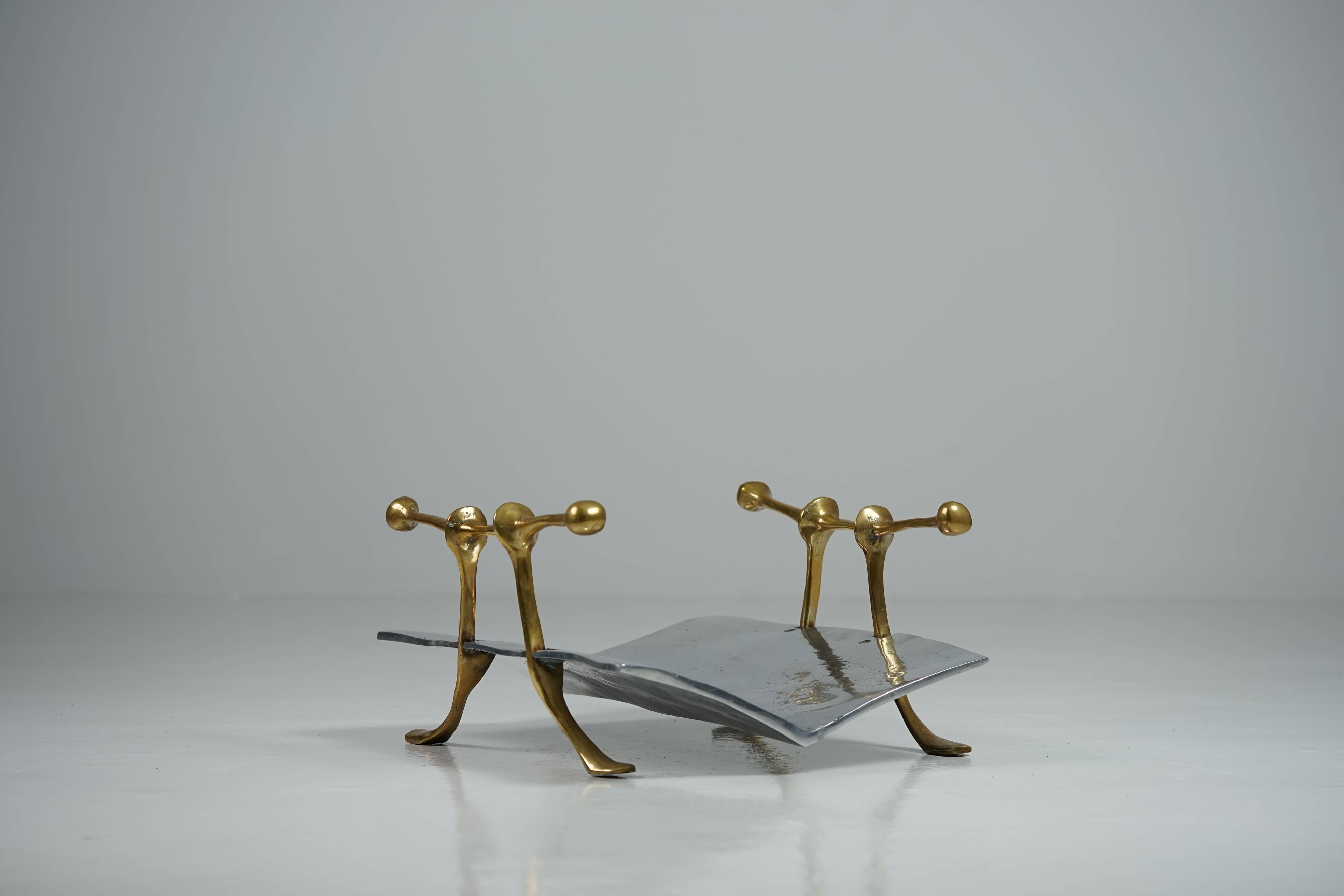 Sculptural Magazine Rack / Firewood Holder by David Marshall