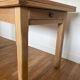 Table chêne brut vintage