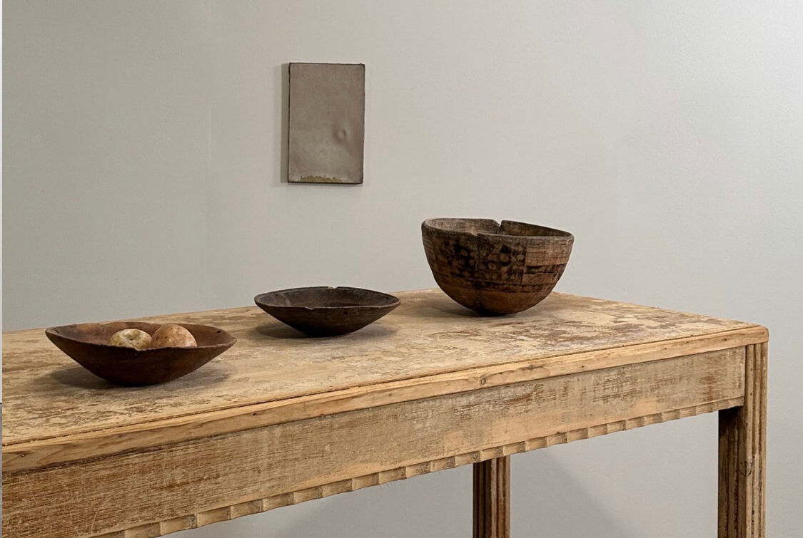 Painted draper table