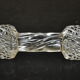 Old glass knife holder
