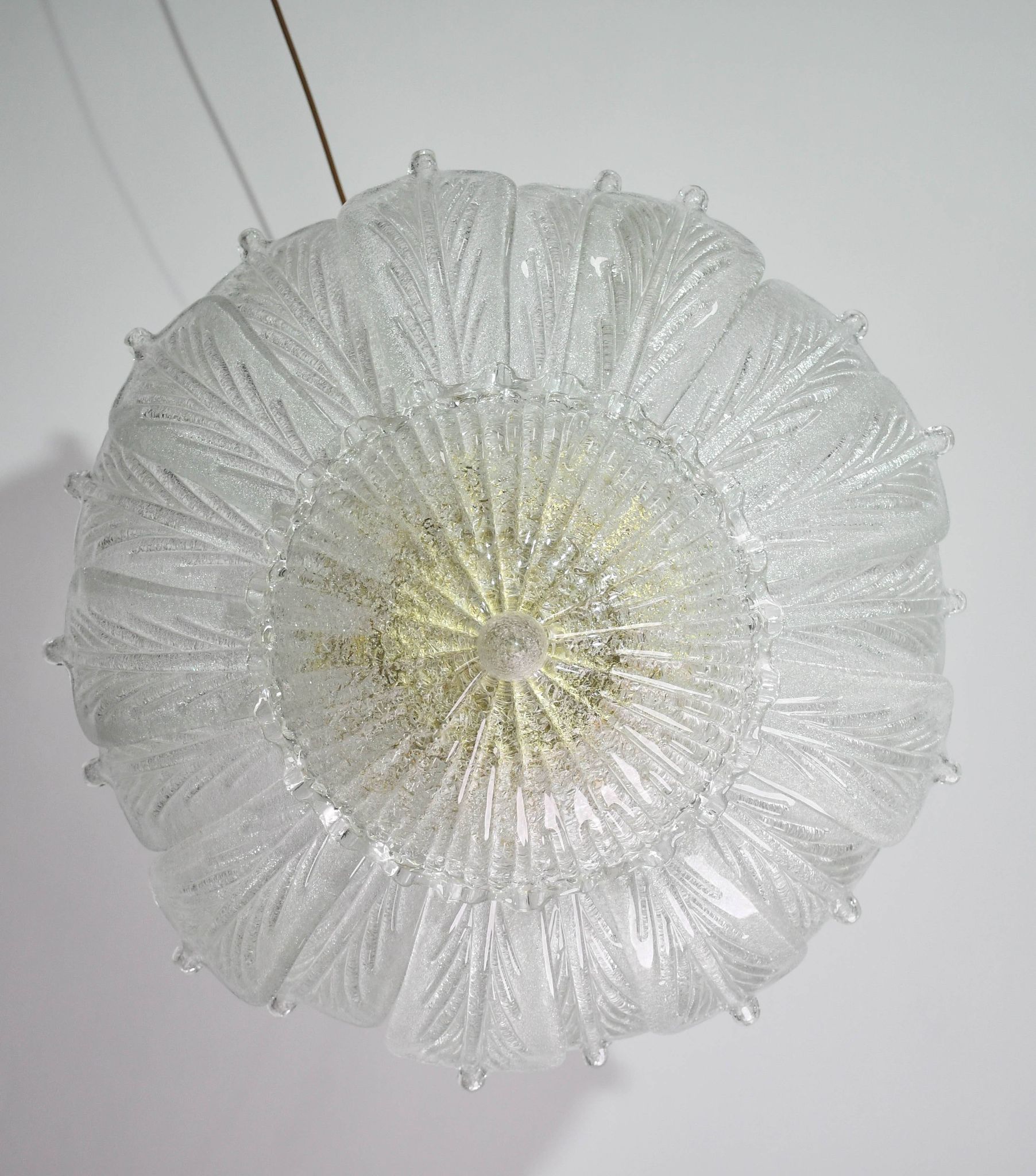 Napoli, Italian Murano Glass Ceiling Light or Flush Mount, 1970s