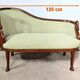 Small Mahogany Backsplash Daybed, Return from Egypt Style – Early 20th Century