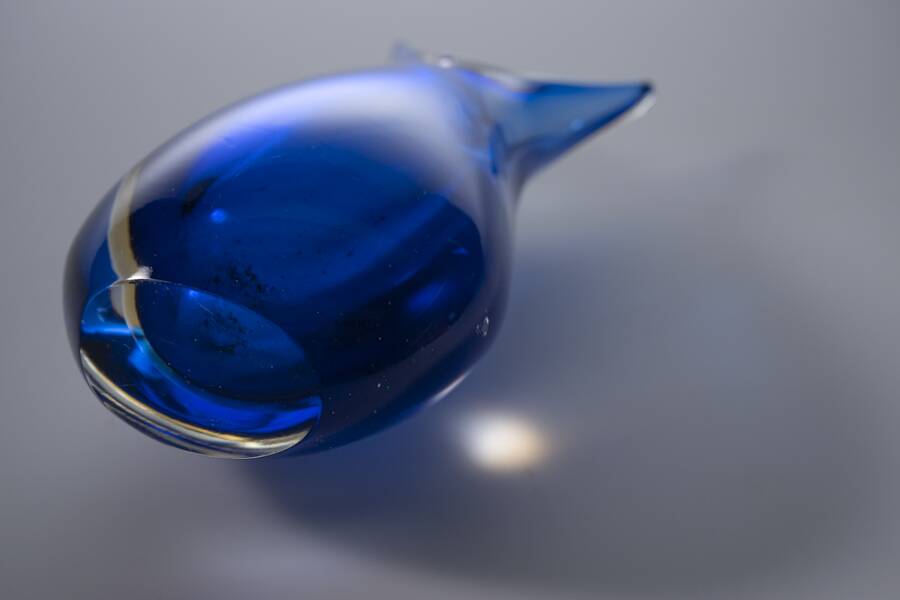 Murano Sommerso vase vintage Italy