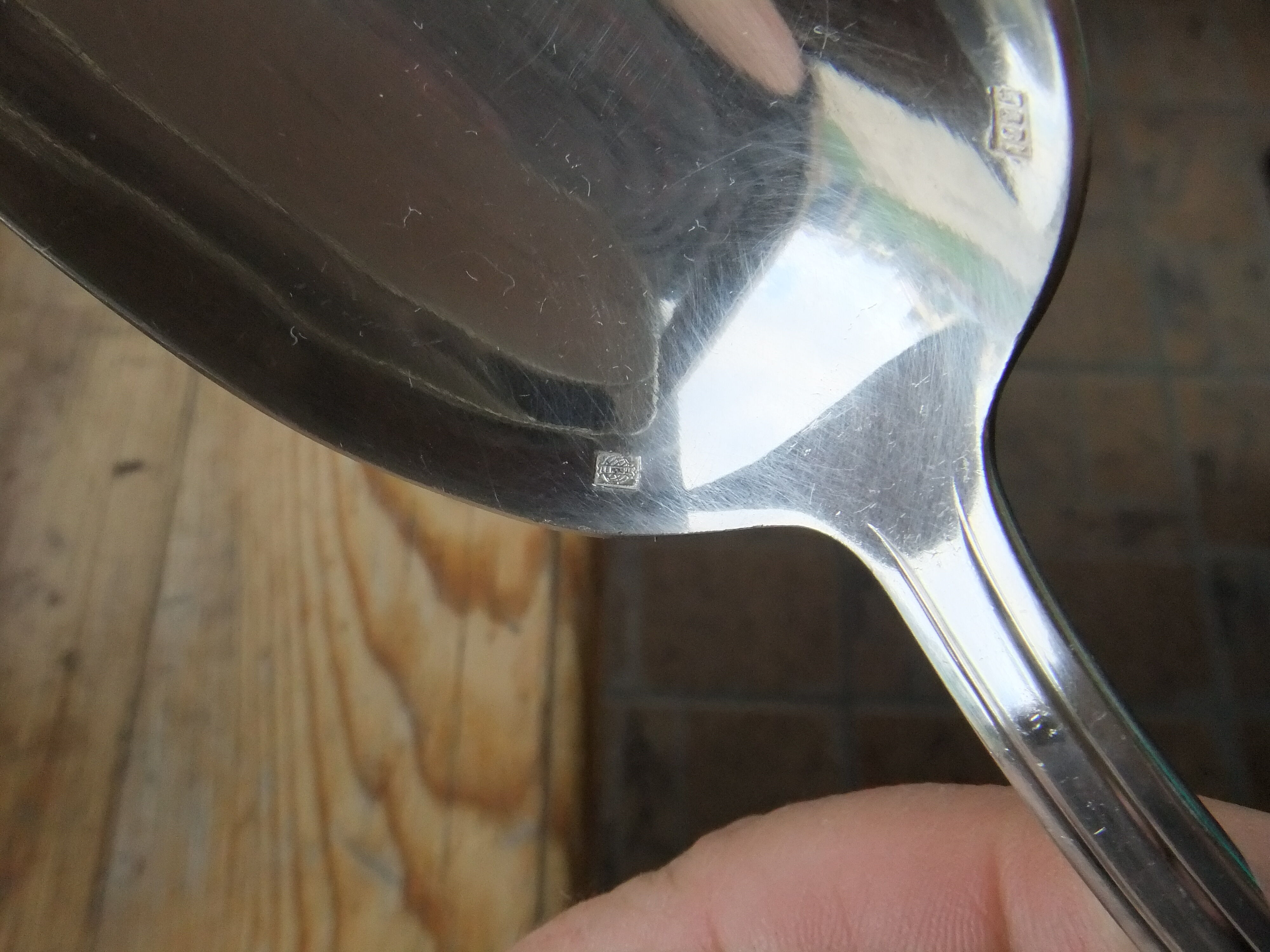 Art Deco Spoons Silver Metal brand Le Mondial table covered service