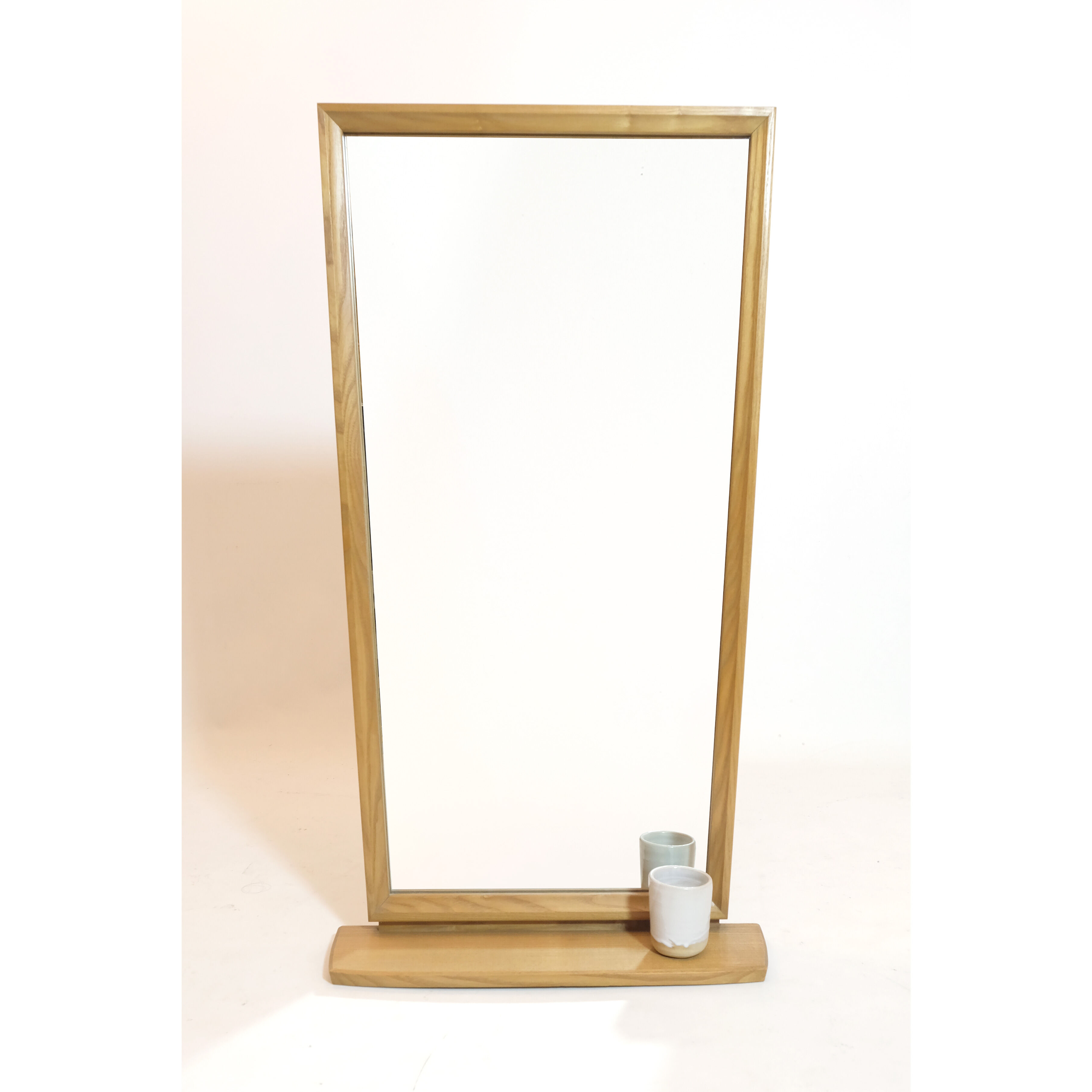 Mirror with tablet from the 60s, 101x53 cm