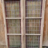 Pair of stained glass windows